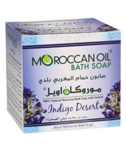 موروكان اويل صابون الحمام المغربي البلدي بخلاصة نيلي الصحراء 250 مل